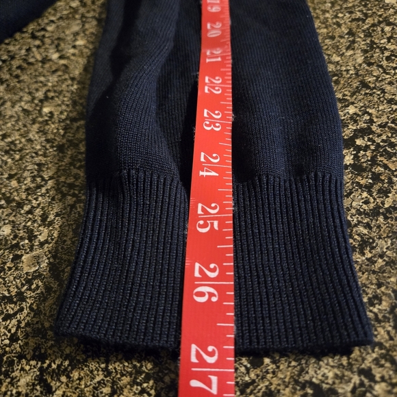 Brooks Brothers Sweater Mens L Black Windowpane Checks Silk Knit V Neck Pullover - Picture 9 of 10